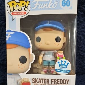Funko Blue and Tan Action Figure Skater Freddy